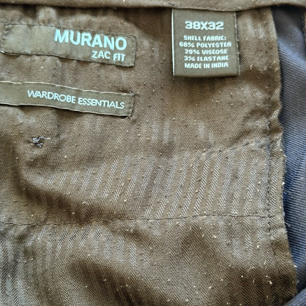 Murano Zac Fit Brown Trousers - Picture 4 of 4